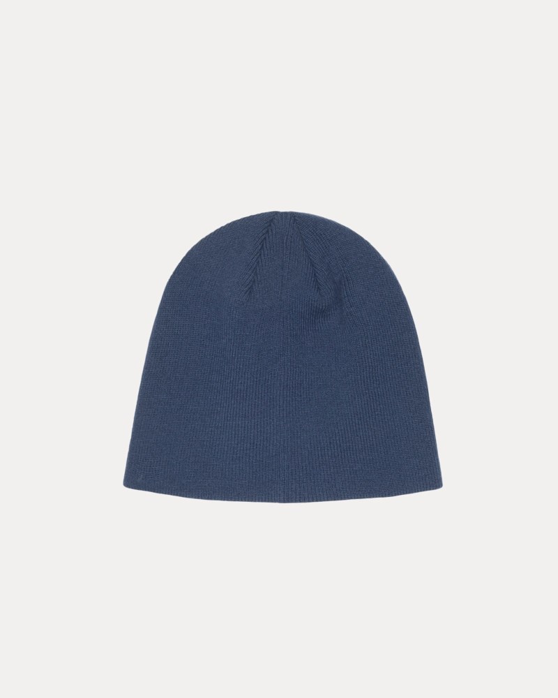 Stussy Hue Dyb Blå - Basic Stüssy Skullcap Dame UC29-8539Q3