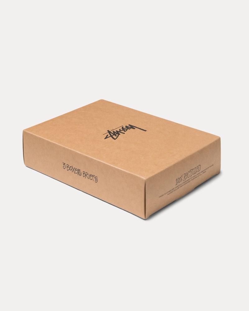 Stussy Trusser Hvide - Stüssy Boxer Briefs 3 Pack Dame XY79-1519S2