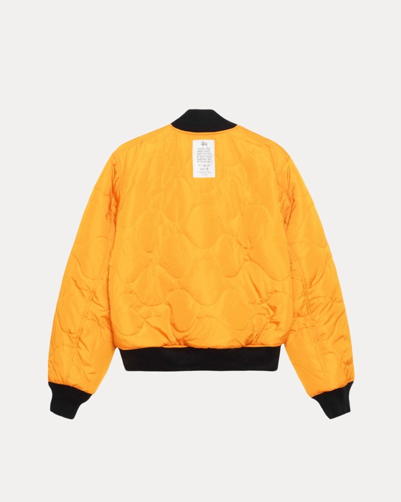 Stussy Jakker Sort - Stüssy Built Reversible Bomber Jacket Herre KO98-6318H5