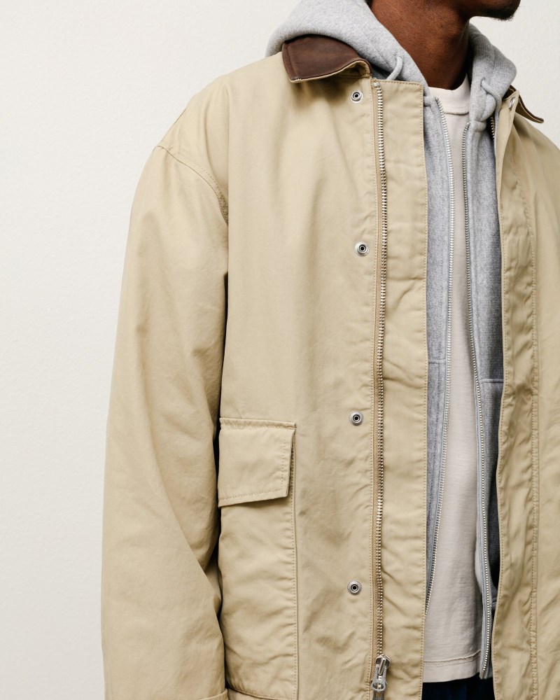 Stussy Frakker Khaki - Stüssy Duster Coat Dame EW97-3387K2