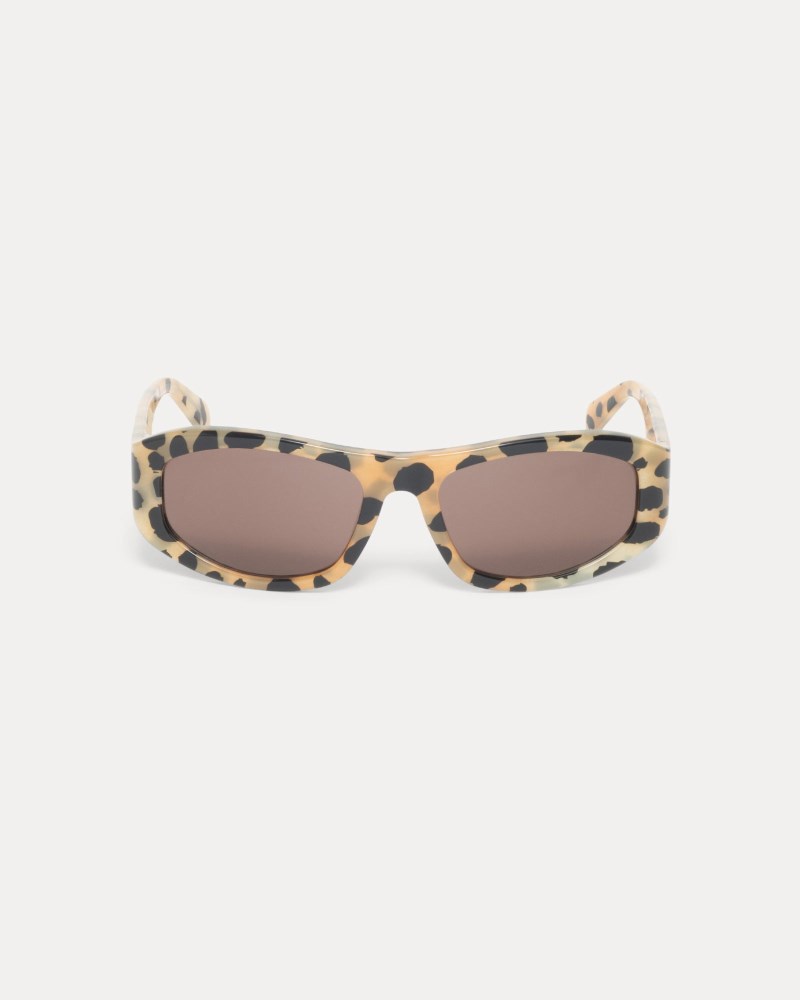 Stussy Solbriller Mørkebrune - Stüssy Landon Sunglasses Dame QC64-2624T8