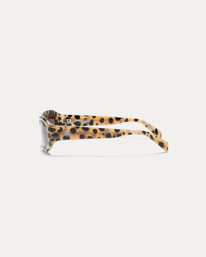 Stussy Solbriller Mørkebrune - Stüssy Landon Sunglasses Dame QC64-2624T8