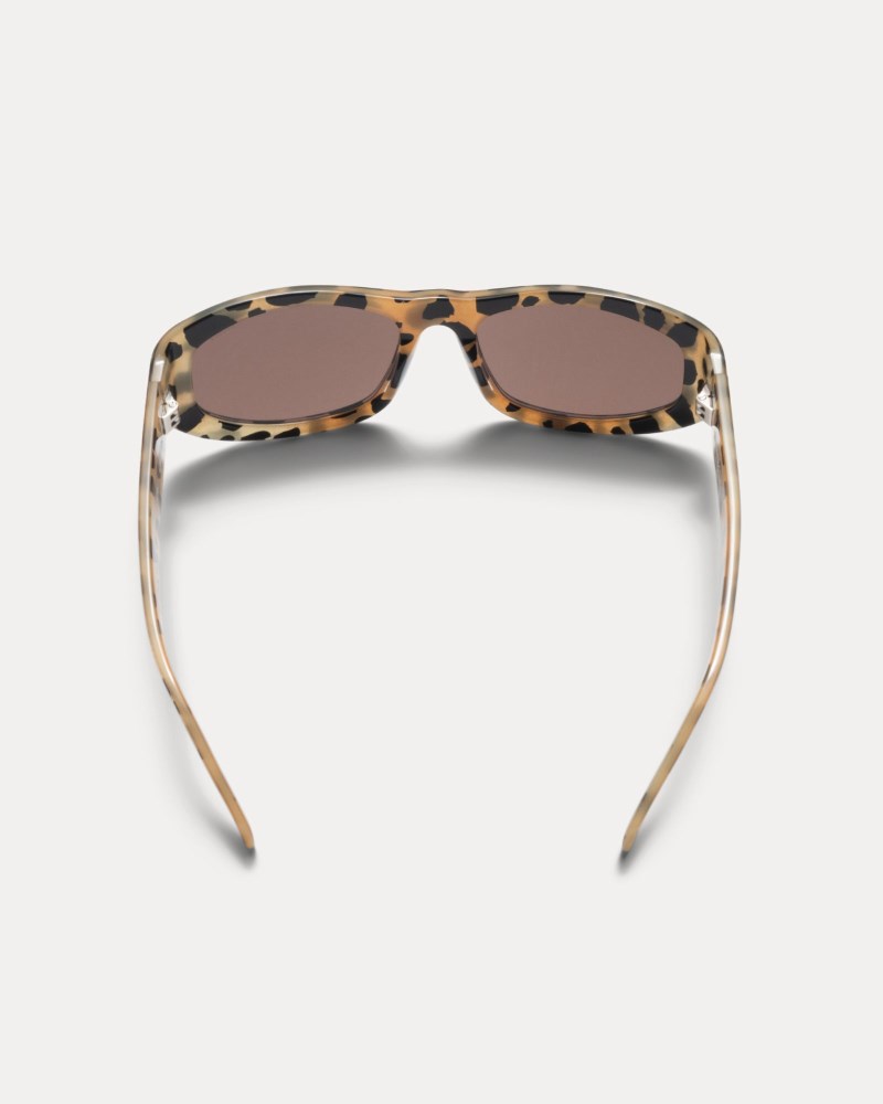 Stussy Solbriller Mørkebrune - Stüssy Landon Sunglasses Dame QC64-2624T8