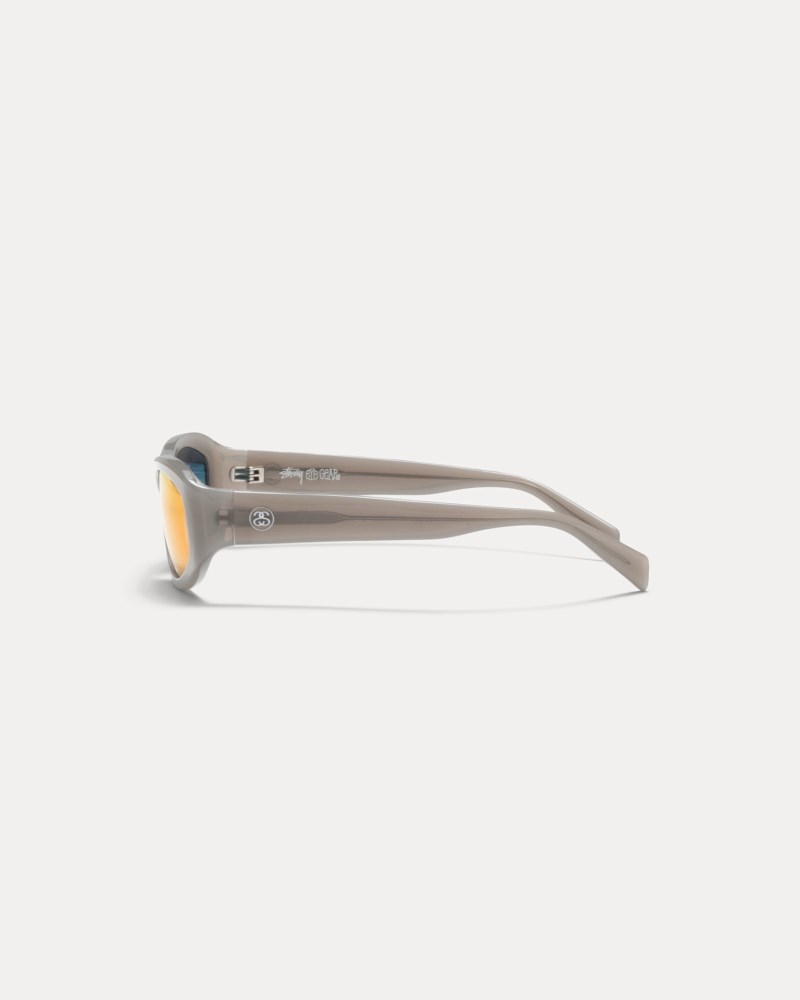 Stussy Solbriller Grå Sølv - Stüssy Landon Sunglasses Dame YM32-0662T1