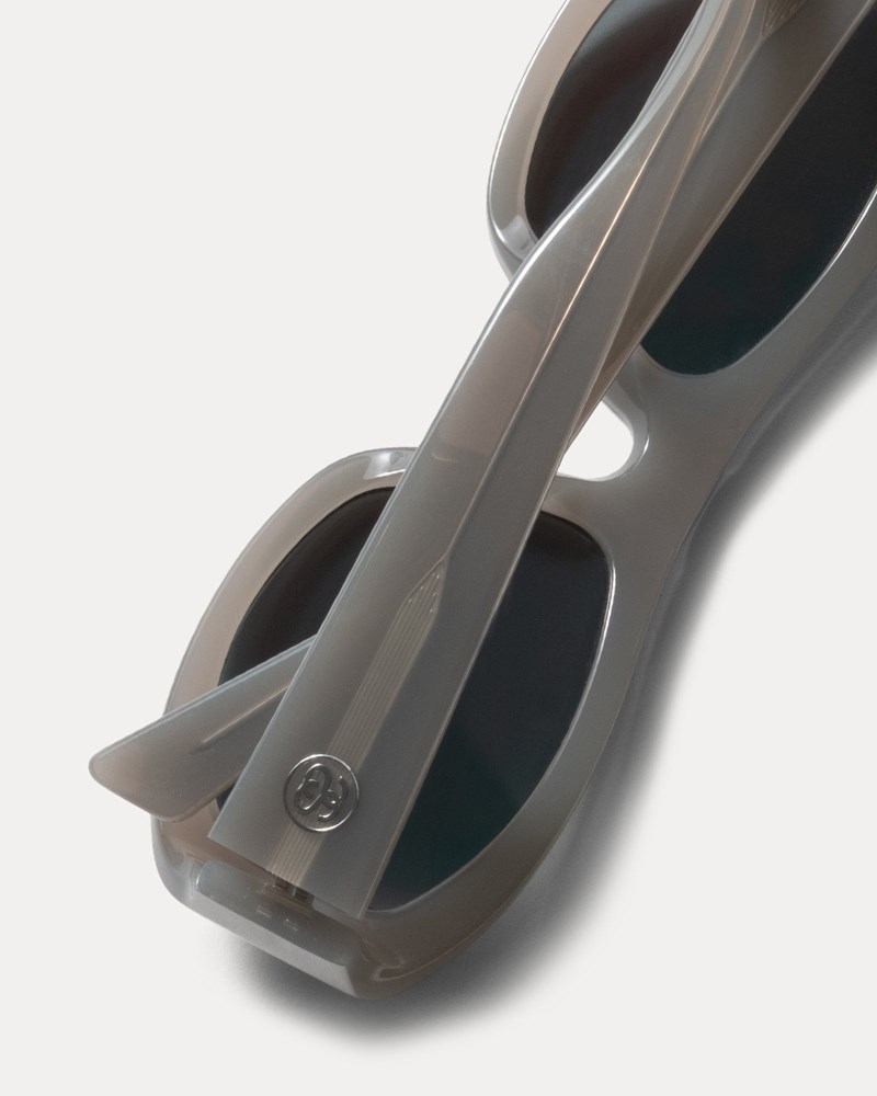 Stussy Solbriller Grå Sølv - Stüssy Landon Sunglasses Dame YM32-0662T1