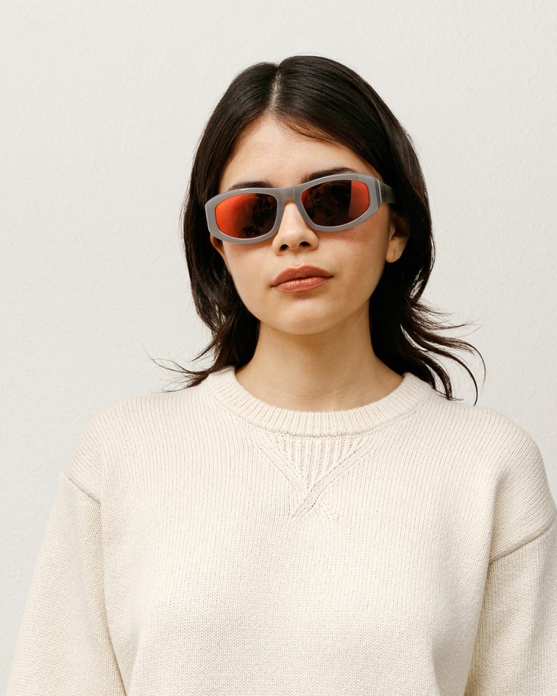 Stussy Solbriller Grå Sølv - Stüssy Landon Sunglasses Dame YM32-0662T1