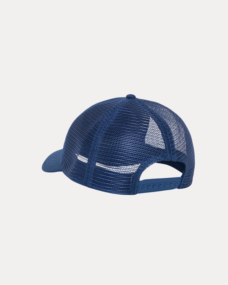 Stussy Snapback Lysemørkeblå - Stüssy Low Profile Athletic Trucker Snapback Herre AH14-0704X1
