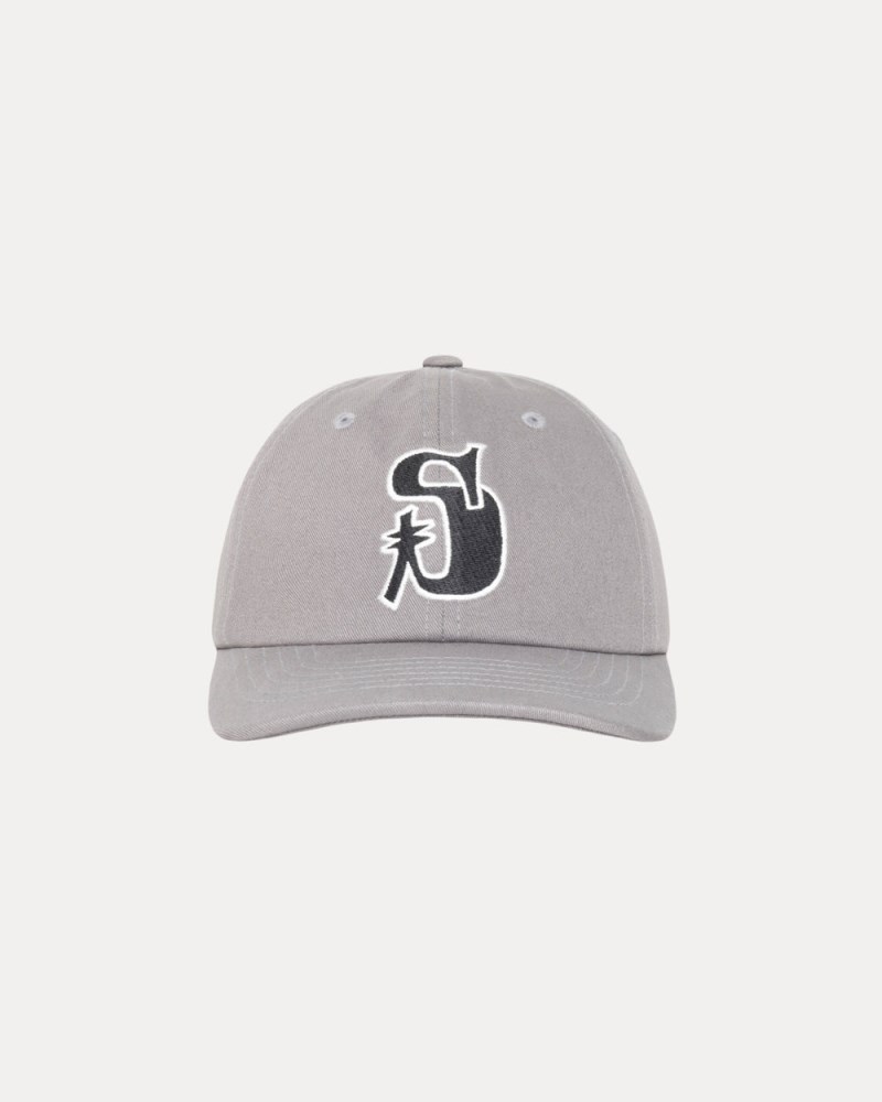 Stussy Snapback Grå - Stüssy Low Profile Vintage S Snapback Herre FP57-5077D1