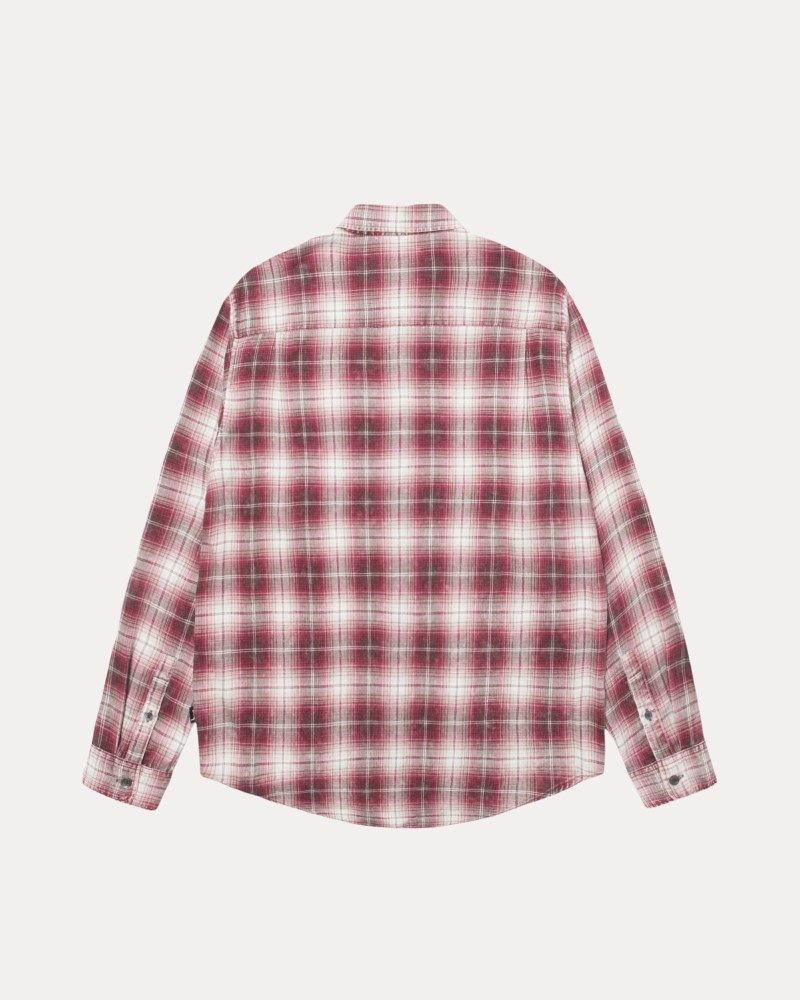 Stussy Skjorte Lyserød - Stüssy Matthew Printed Shirt Herre CE09-0979R8