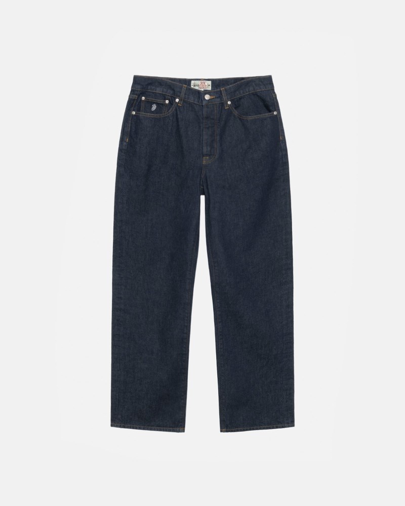 Stussy Jeans Indigo - Stüssy New Classic Jean Denim Dame JU12-0082V9
