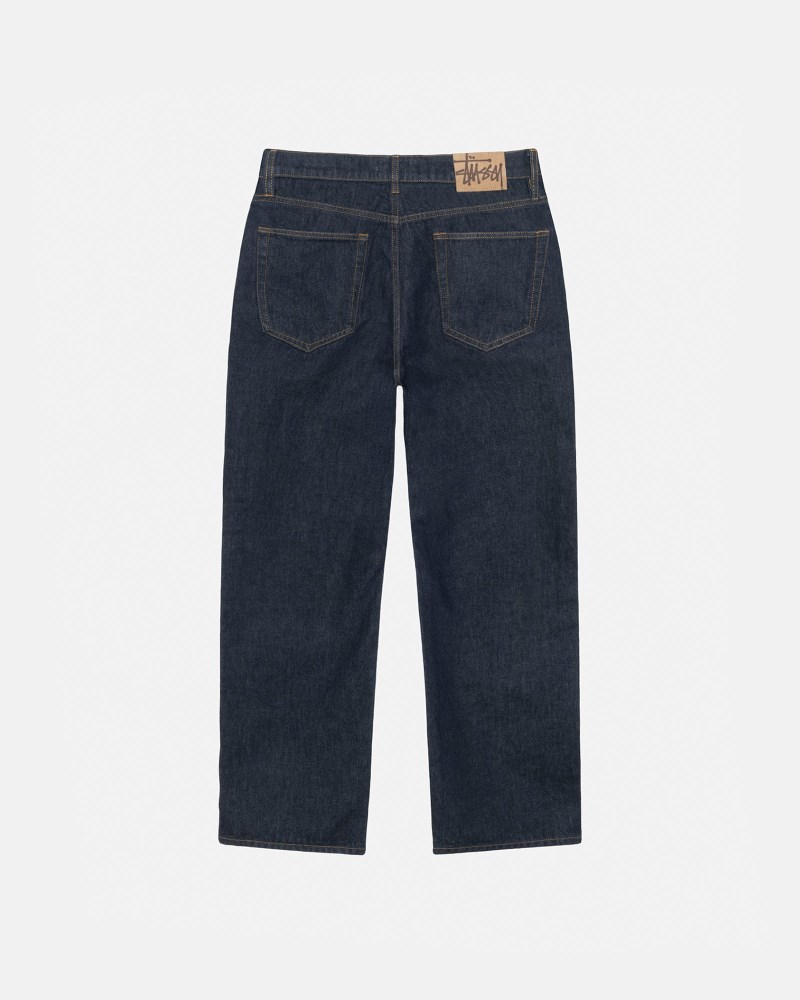 Stussy Jeans Indigo - Stüssy New Classic Jean Denim Dame JU12-0082V9