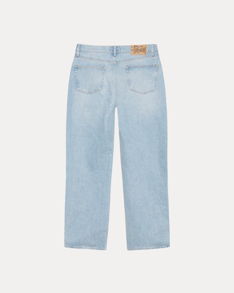 Stussy Jeans Lyseblå Lyseblå - Stüssy New Classic Jean Denim Dame GY90-6790W3