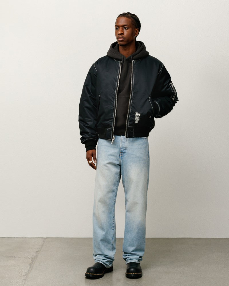 Stussy Jeans Lyseblå Lyseblå - Stüssy New Classic Jean Denim Dame GY90-6790W3