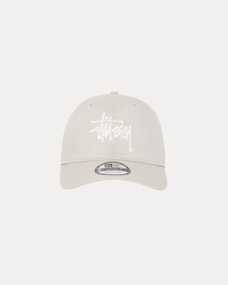 Stussy Kasketter Beige - Stüssy New Era 9Twenty Basic Strapback Dame EX98-9398L6