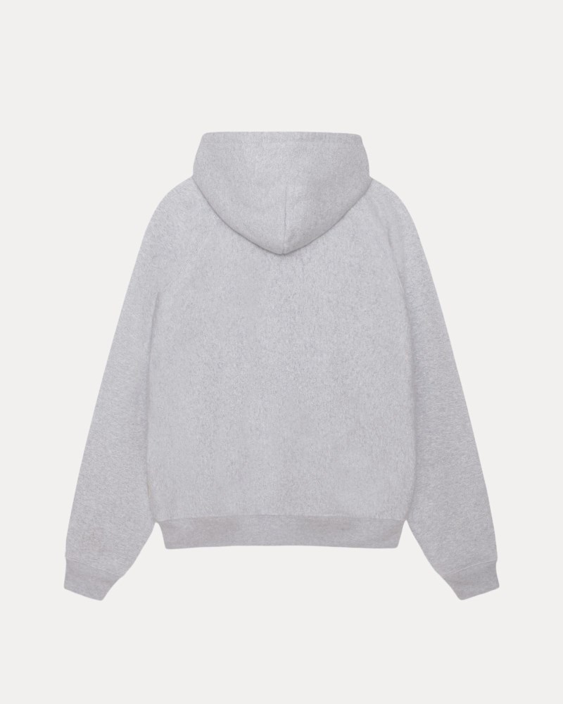 Stussy Hættetrøje Grå - Stüssy Relaxed Hoodie Dame FG02-9682X0