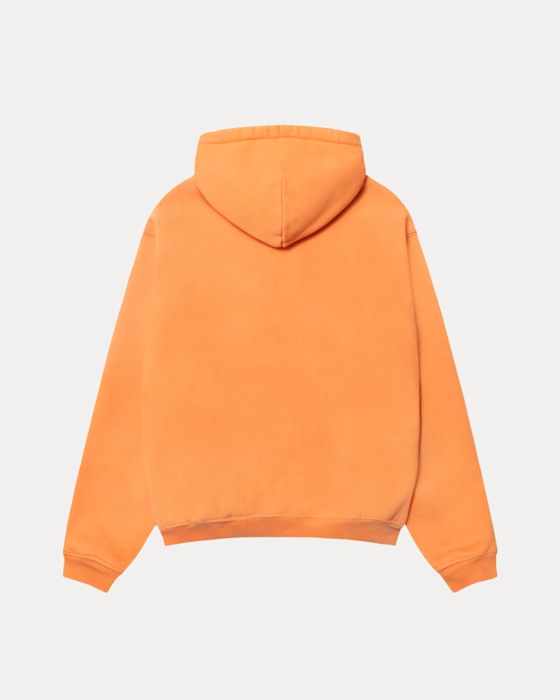 Stussy Hættetrøje Orange - Stüssy Relaxed Hoodie Dame FU56-7436I8