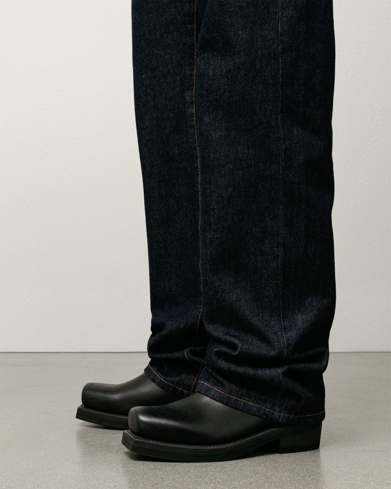 Stussy Jeans Indigo - Stüssy Relaxed Jean Denim Dame LN36-7976H2