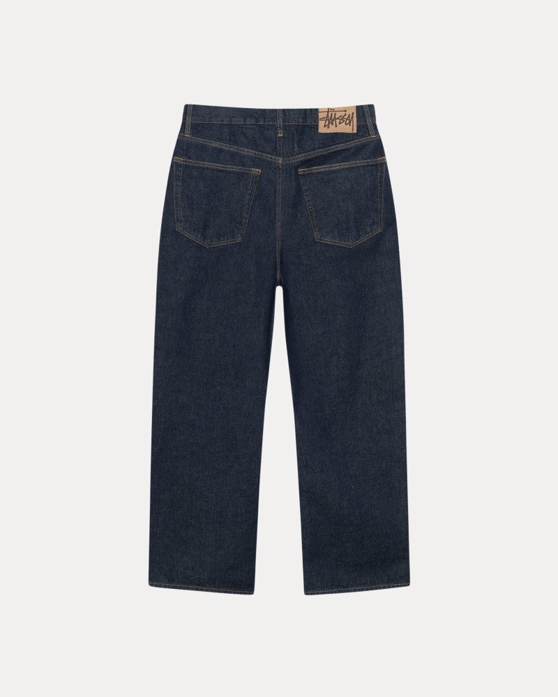 Stussy Jeans Indigo - Stüssy Relaxed Jean Denim Dame LN36-7976H2