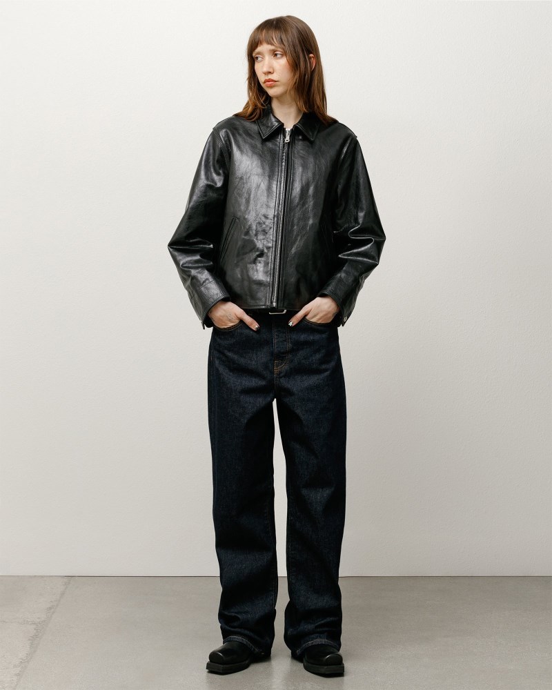 Stussy Jeans Indigo - Stüssy Relaxed Jean Denim Dame LN36-7976H2