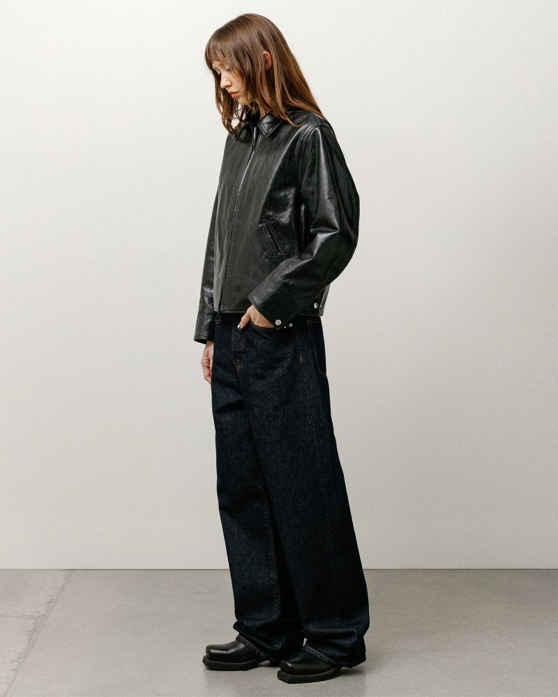 Stussy Jeans Indigo - Stüssy Relaxed Jean Denim Dame LN36-7976H2