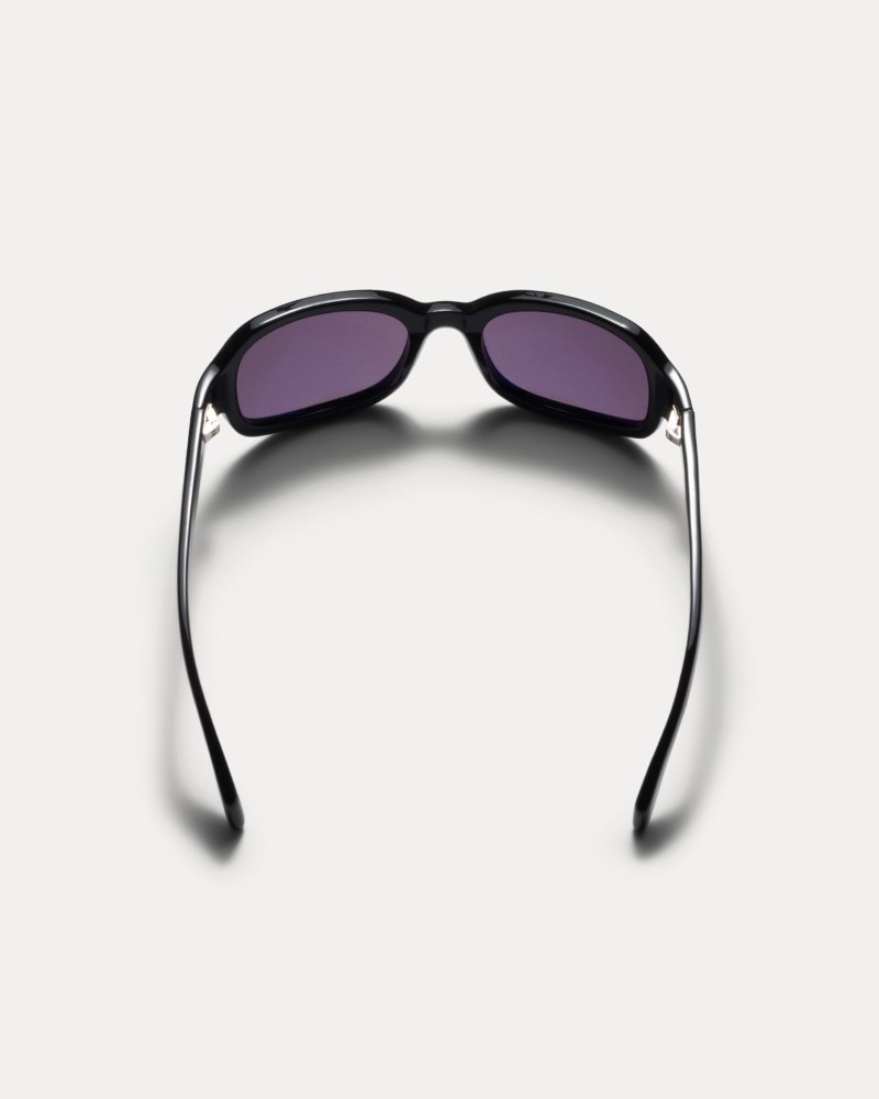 Stussy Solbriller Sort Lavendel - Stüssy Rome Sunglasses Dame SJ18-0858G9