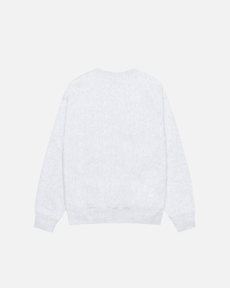 Stussy Crewneck Hvide - Stüssy Smooth 80 Crew Dame AR61-1801F4