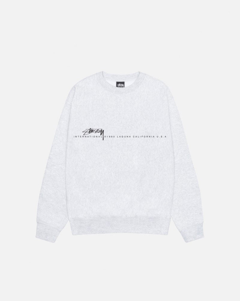 Stussy Crewneck Hvide - Stüssy Smooth 80 Crew Dame AR61-1801F4