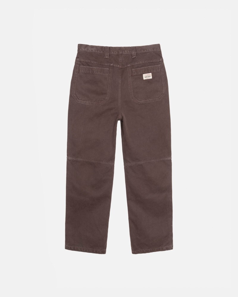 Stussy Bukser Kaffe - Stüssy Trekking Pant Herre PV89-6879E5